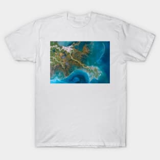 Mississippi Delta, satellite image (E552/0137) T-Shirt